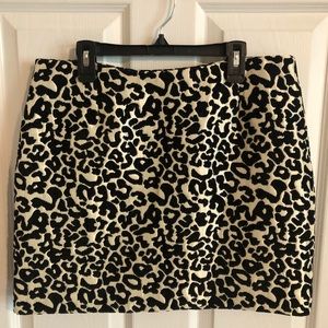 Leopard mini skirt. Kendall and Kylie. Size m.